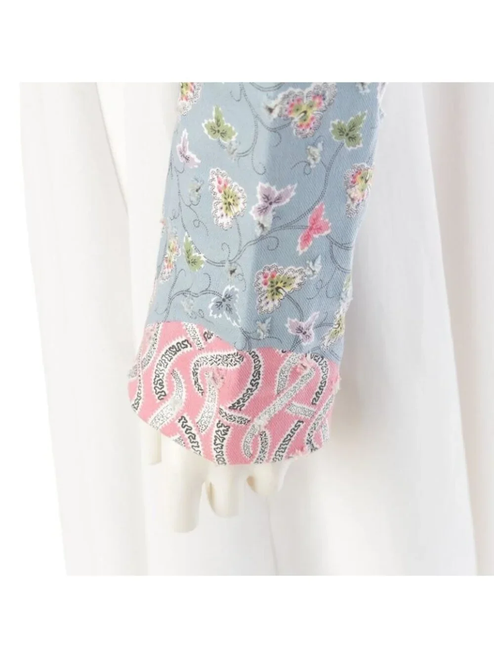 Dior Cotton Galliano Era Trim All Over Pattern Denim Jacket